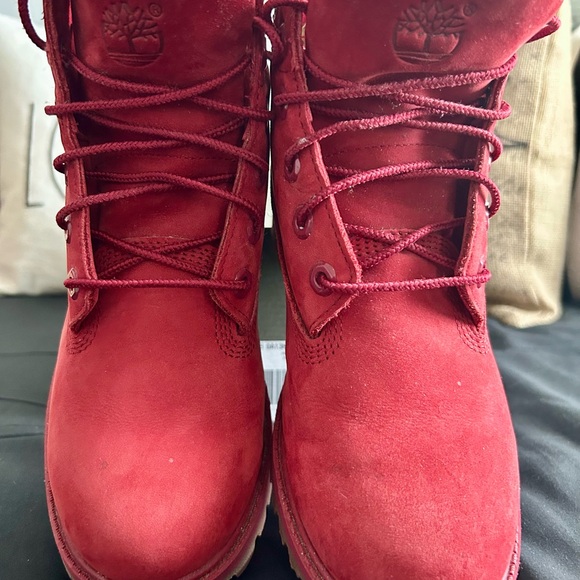 Timberland 6" Premium 50th Anniversary Waterproof Boots Red Sz 4.5🔥🔥🔥 - Picture 5 of 6
